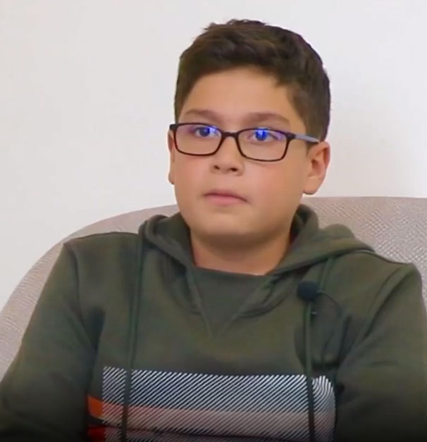ویدئو درمان لکنت زبان محمدرضا 11 ساله بعد از تکنیک اول